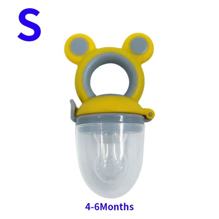Baby Feeder Silicone Fresh Food Nibbler Kids Boy Girl Bear Ear Fruit Feeding Safe Infant Baby Supplies Nipple Soother Bottles - Image 21