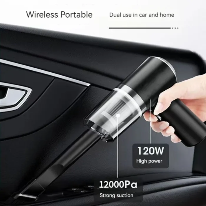 High Power Vacuum Cleaner, Mini Cordless, 2000PA Strong Suction, Rechargeable Portable Dust Collector, for Cars, Keyboard Gaps - Image 5