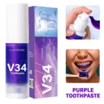 V34 Teeth Whitening Toothpaste 5D Tooth Whitener Strips Oral Hygiene Cleaning Dental Bleaching Tools Fresh Breath Dentistry Care - Image 8