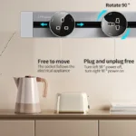 U. K., EU, USA, Interlocking Extension Electrical Sockets, Concealed Wall, Kitchen, U. K. UU - Image 2