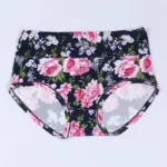 New Bamboo Fiber Underwear Large Size Women Panties Female Ladies Floral Briefs High Waist Plus Underpants Sexy Lingerie 5XL - Image 10