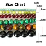 Round Red Coral Glass Beads Loose Smooth Natural Spacer Stone Bead For Jewelry Making DIY Bracelet Earrings Accessories 4-12MM - Image 5