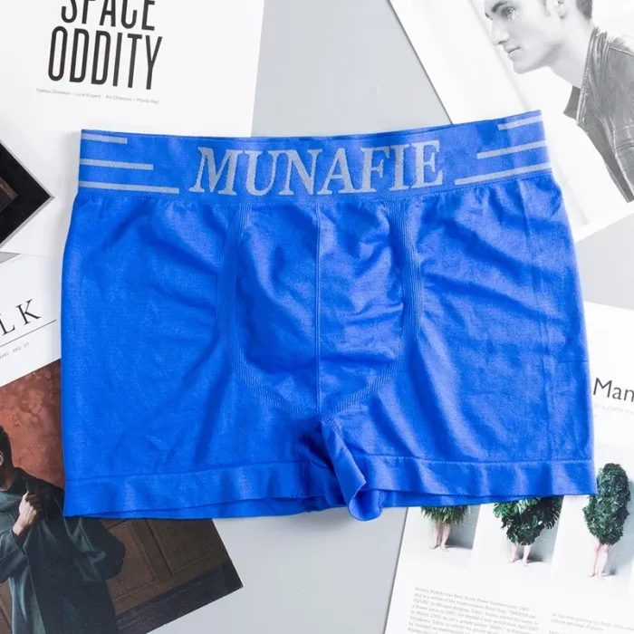 1pc Boxer Briefs Men Shorts Underpants Sexy High Elastic Comfortable Panties Mid-waist Underwear Breathable Male Boxershorts - Image 9