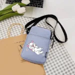 Disney The Aristocats Marie Cat Women's Bags Fashion Ladies Shoulder Bag Kawaii Multi-Function Moblie Phone Bag Women's Handbag - Image 10