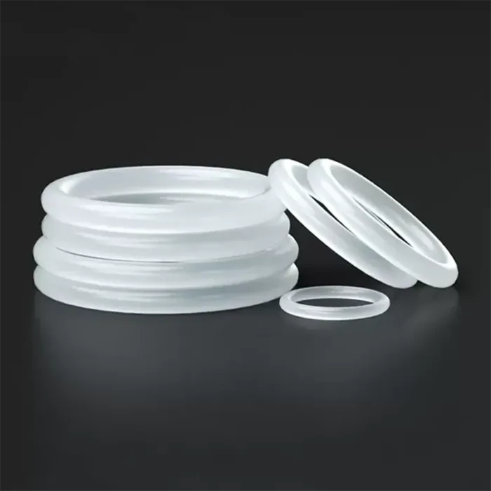 CS 5mm VMQ White Silicone Sealing Ring  OD25-100mm Food Grade Rubber Insulate Shape Seal O-ring Silicone Rings - Image 6