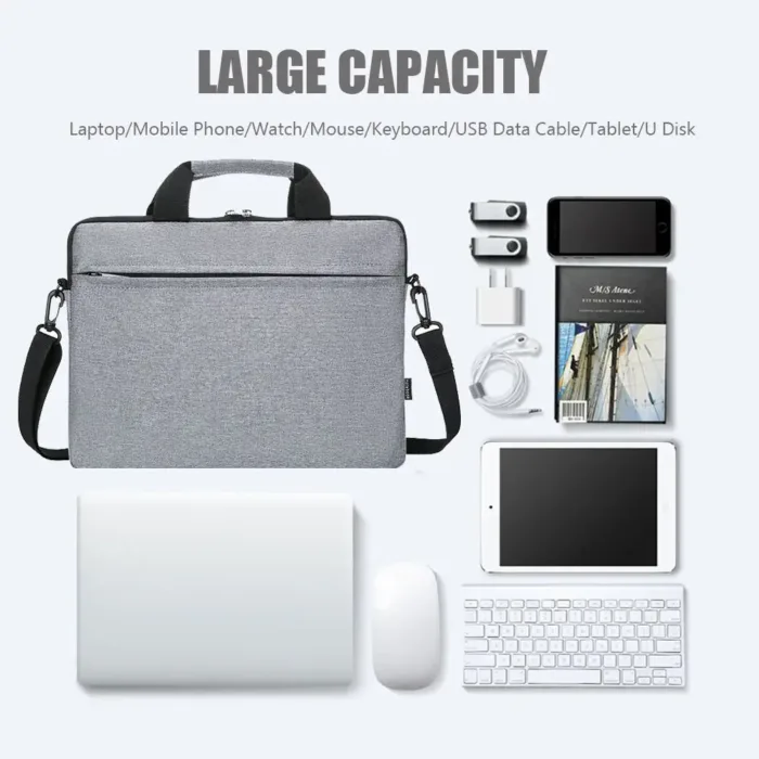 13.3 14 15.6 inch Ultra Thin Laptop Handbag Sleeve Case Notebook Cover Pouch Shoulder Bag For Lenovo HP Dell Asus Samsung - Image 4