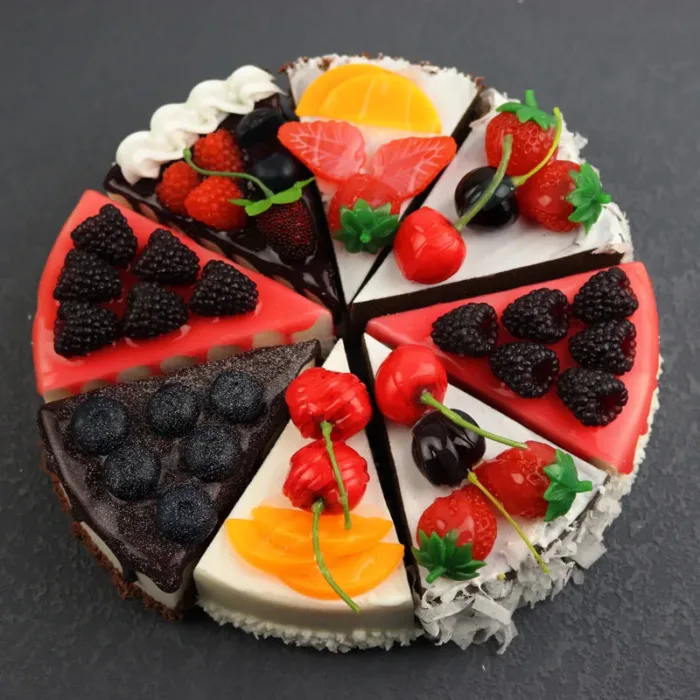 Artificial Fruit Cakes Dessert Fake Food Simulation Cake Model Decoration Photography Props Display Ornament Kids Toys - Image 1