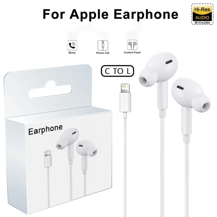 For Apple Headphones For iPhone 15 14 13 12 11 Pro Max X 8 Plus Earphones Bluetooth Wired Earbuds Accessories - Image 9