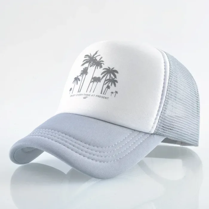 Embossed Triangle Mesh Baseball Caps Women Breathable Mesh Snapback Hats Red Black Casual Sport Hats Cap Unisex Men Fishing - Image 25