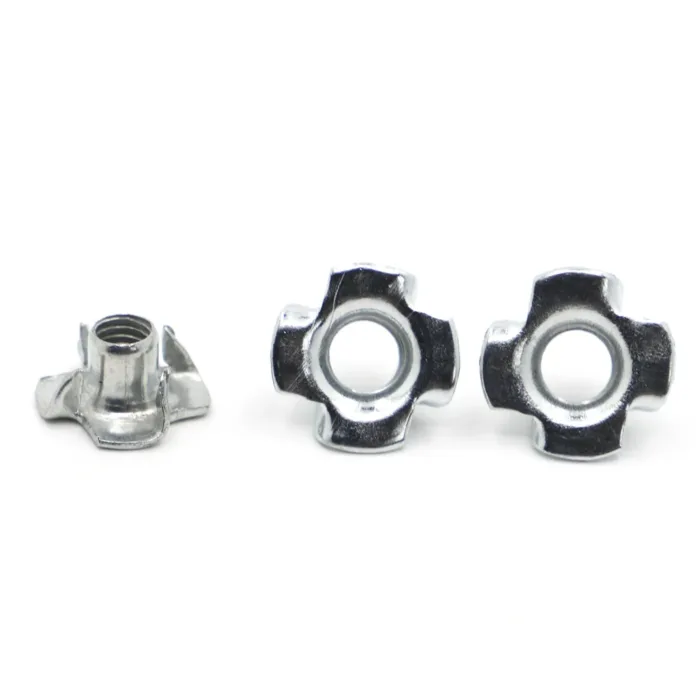 5-50pcs M3 M4 M5 M6 M8 M10 Zinc Plated Four Claws Nut Speaker T-nut Blind Pronged Insert Tee Nut Furniture Hardware - Image 4