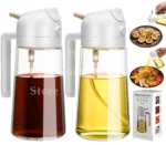 2pc Oil Sprayer Spray for 2 in 1 500ml Oil Sprayer & Pourer Plastic Spray Bottle Kitchen Gadget Sets Accessories for Camping BBQ - Image 10