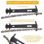 Bike Chain Tool Set, Bike Repair Tools, Chain Cutter Chain Opener, Chain Buckle Pliers, Wear Indicator Tool Standing Accessories - Image 5