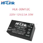 Free Shipping Hi-Link AC-DC 12V 30W 2.5A Output HLK-30M12C Low Power Consumption Short Circuit Protection