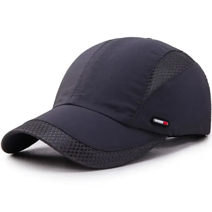 Summer Outdoor Sports Quick-Drying Mesh Baseball Cap Yuda Men Cap Simple Solid Color Hat - Image 10