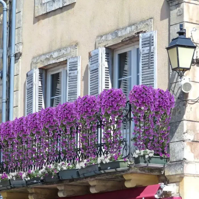 10-1Pack Artificial Violet Flower Vines Plastic Fake Flowers Wall Hanging Plants Wisteria Garland Wedding Home Garden Decoration - Image 5