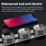 U. K., EU, USA, Interlocking Extension Electrical Sockets, Concealed Wall, Kitchen, U. K. UU - Image 3