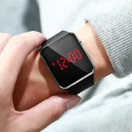 2024 Fashion Sport Digital Watch Women Men Square LED Watches Silicone Belt Electronic Women Digital Watches Clock Montre Femme - Image 5