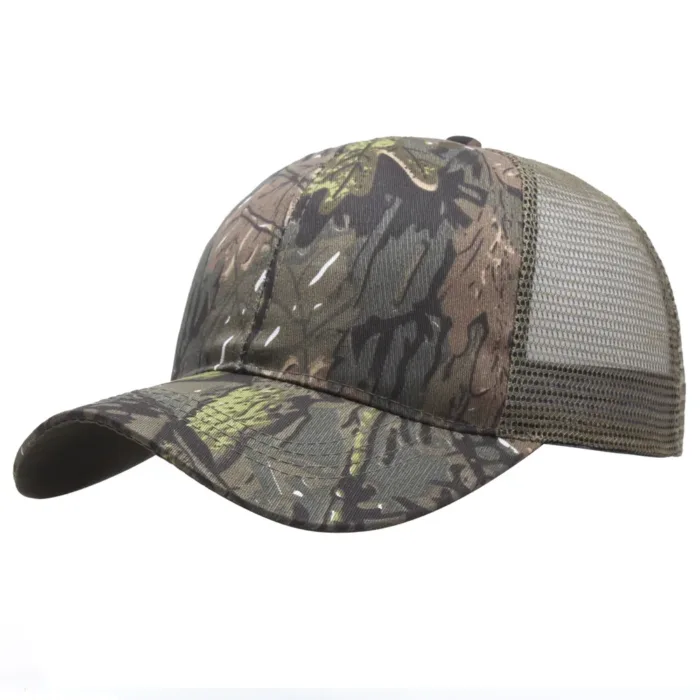 Spring Summer Sun Hat Caps For Men Women Adjustable Baseball Cap Breathable Mesh Trucker Cap Camouflage Baseball Hat бейсболка - Image 12