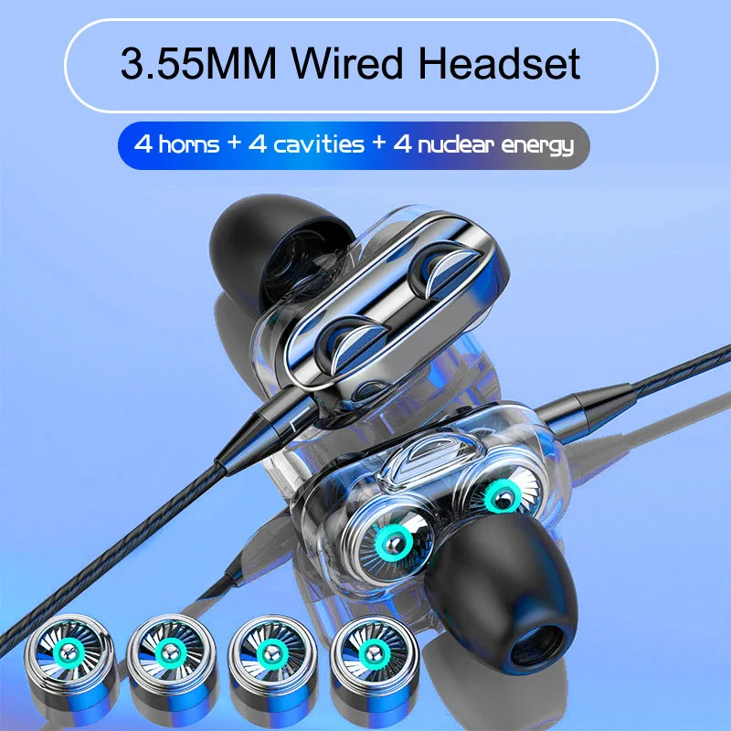 S7671500c151c4767acf94c83d44d0b8fZ.webp Wired Headset Earphones 3.5mm HiFi Stereo Noise Reduction Earbuds Sports Headphones with Mic for iPhone Xiaomi Huawei Samsung - Image 1