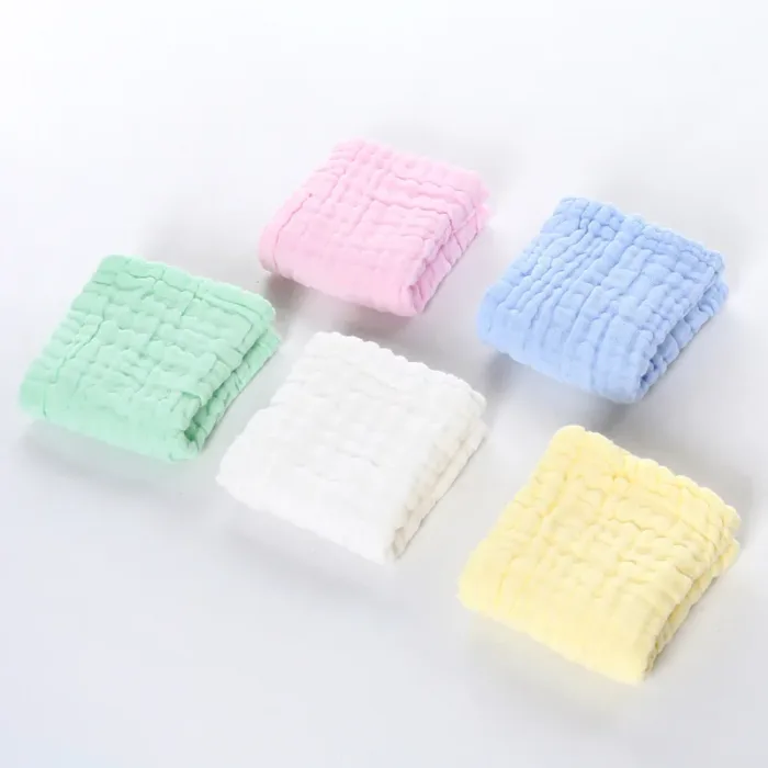 Children's Six-Layer Gauze Square Towel Newborn Towel Soft Absorbent Class a Baby Towel serviette douce  baby bath - Image 3