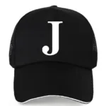 White Letter Mesh Caps Hats Summer Baseball Cap for Men Women Snapback Hats Casual Adjustable Black Hip Hop Caps Dad Casquette - Image 12