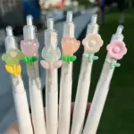 Pink Cute Ballpoint Pen Kawaii Learn Stationery Test Pressure Pens School Supplies Office Accessories канцелярия Caneta ручка - Image 7