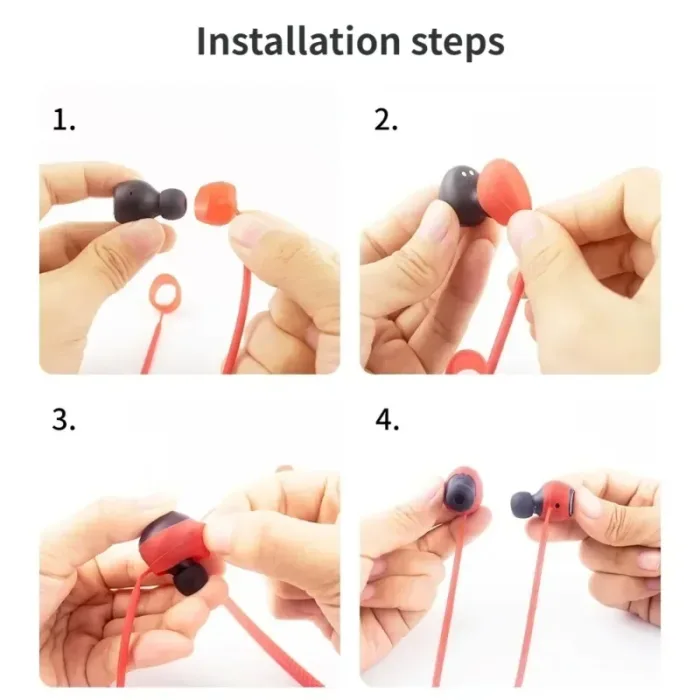 Silicone Anti Lost Strap Earphone Hanging Neck Rope for JBL TUNE 115TWS True Wireless Bluetooth Headphone Lanyard Neck Cord New - Image 6