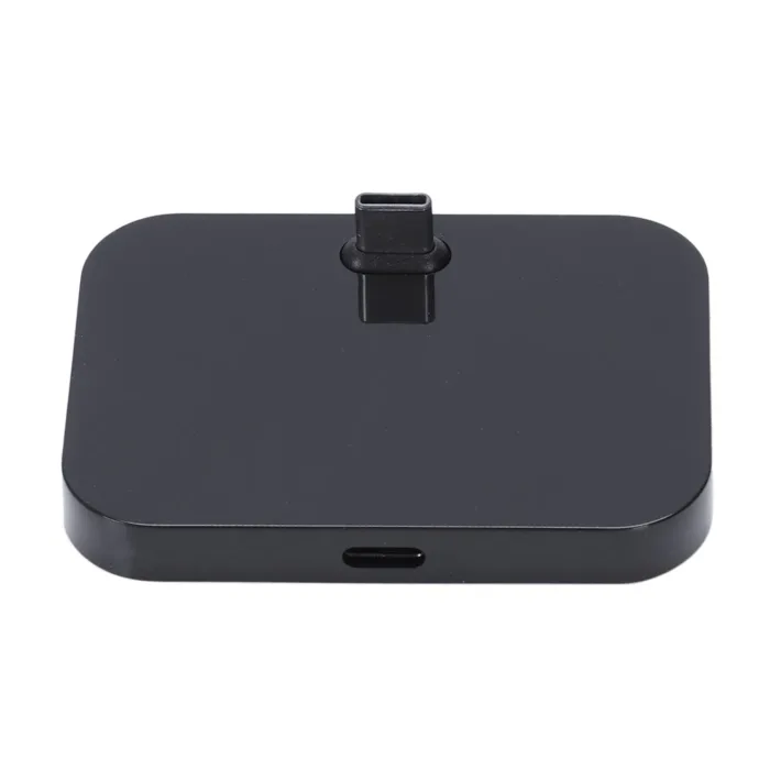 Mobile Phone Desktop Type-C Charger Stand Holder Cellphone Usb-C Charging Docking Station Black - Image 1