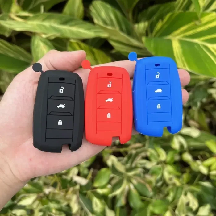 3 Buttons Silicone Key Cover Case Rubber Skin Shell Protector for Changan CS15 EADO Raeton CS35 CS55 CS75 Keychain Accessories - Image 3