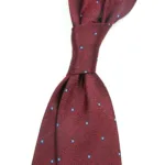 2024 New Korean 7cm Luxury Casual Neckties For Men Navy Brown Green Striped Neck Ties Formal Dress Suit Cravat Flower Red Tie - Image 5