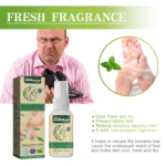 Foot Deodorant Spray Prevent Stinky Feet Non Pungent Fragrance Anti-sweat Moisturize Skin Relieve Dry Removal Spray Foot Care - Image 3