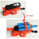 Soft Bullets Launcher Spray Wrist With Gloves Launching Soft Bomb Toy Gun Outdoor Games Toys - Image 2