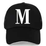 White Letter Mesh Caps Hats Summer Baseball Cap for Men Women Snapback Hats Casual Adjustable Black Hip Hop Caps Dad Casquette - Image 25