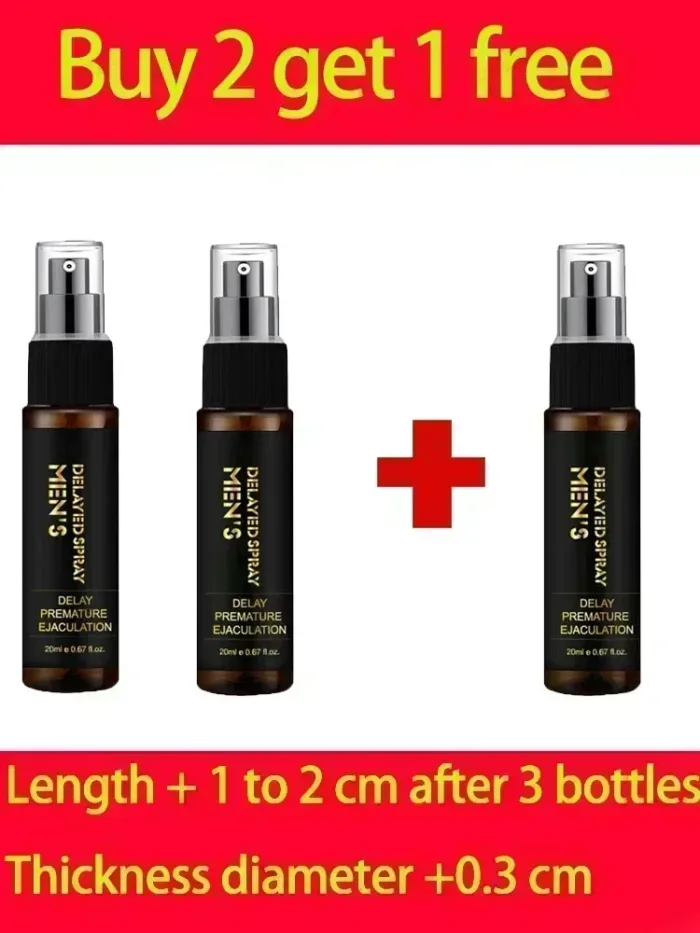 Penis Growth Male products Male strong Sex Delay Spray For Men External Use Anti Premature Ejaculation Lasting Prolong 60 Minute - Image 8