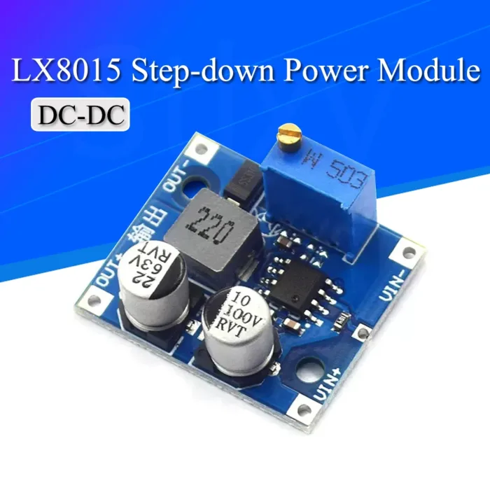 LX8015 DC-DC Adjustable Step-down Power Module Input 5-80V To 1-62V 1.5A Power Converter Over XL7015 For Solar Energy Circuit - Image 1