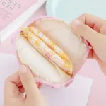 Korean Cute Bear Large Capacity Sanitary Napkin Storage Bags Girls Cartoon Physiological Period Tampon Organiser Bag Mini Bag - Image 3