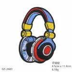 Musical Patch Instrument Notes Guitar Tape Ukulele Patches Embroidery Cloth Sticker DIY Badge Clothes Backpack Decoration - Image 2