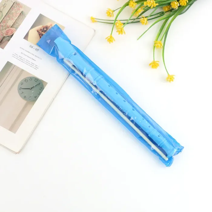 8 Holes Long Flute Musical Instrument Toys for Children Colorful Recorder Clarinet with Cleaning Stick Kids Beginner Funny Gifts - Image 9