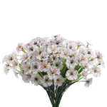 New Bunch Artificial Flowers Violets for Home Decoration Outdoor Garden Decor Fake Flowers Ornament for Wedding Birthday Party - Image 6