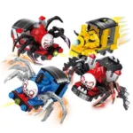 Hot Game Choo-Choo Charles Building Blocks Demonic Spider Train Animal Monster Figures Bricks MOC Toys For Children Gifts