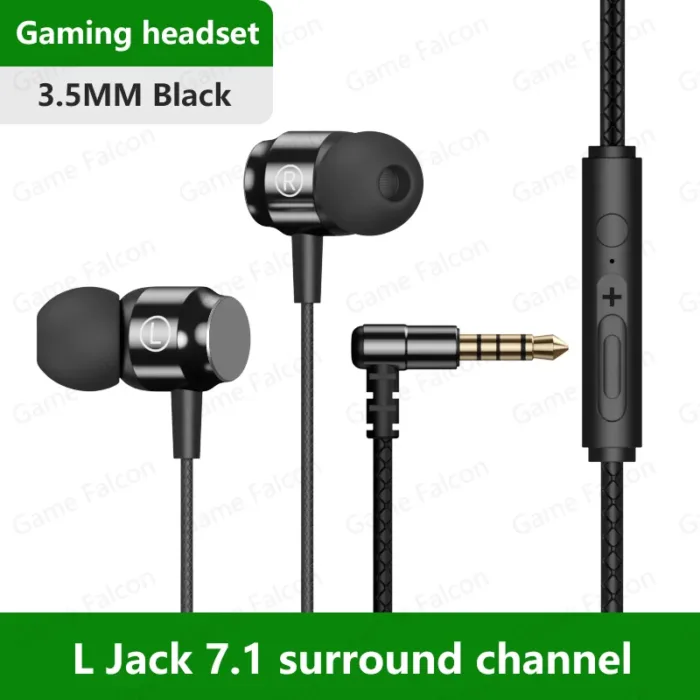 Falcon L Jack Magnetic Suction Wired Gaming Headset HiFi Bass Stereo 3.5mm Type-C Music Headset For Phone Computer Mic Headset - Image 8