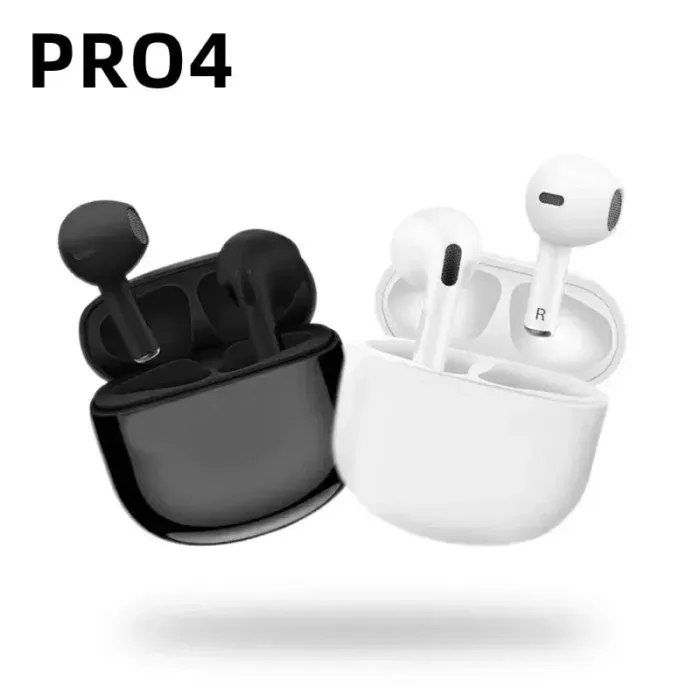 Pro4 TWS Bluetooth Earphone 9D Stereo Wireless Headphone In-Ear HiFi Earbud HandsFree Headset With Microphone For Xiaomi iPhone - Image 1