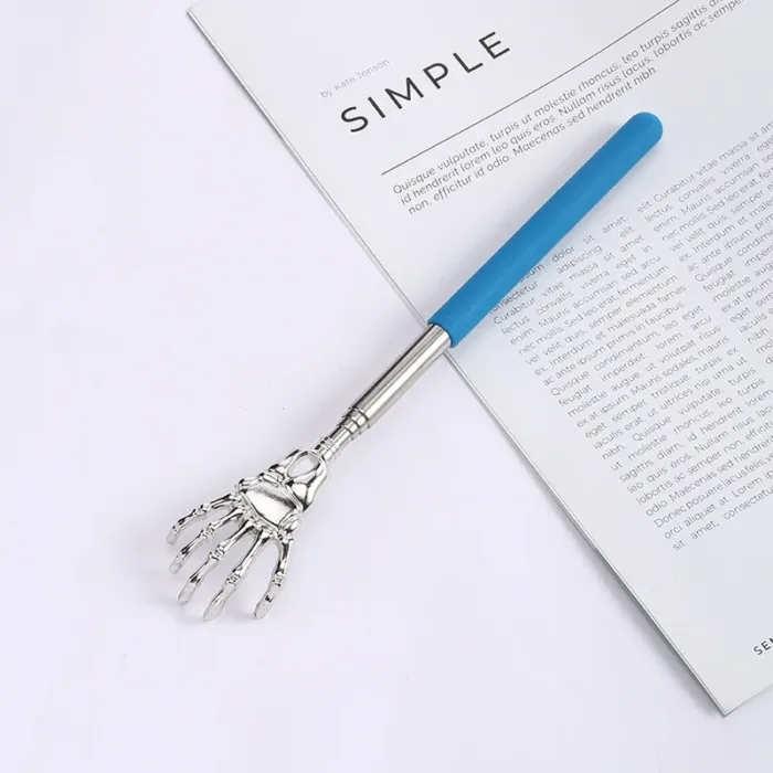 Stainless Steel Back Scratcher Telescopic Scratching Massager Extendable Itch Old Man Happy Health Products Hackle Handicrafts - Image 11