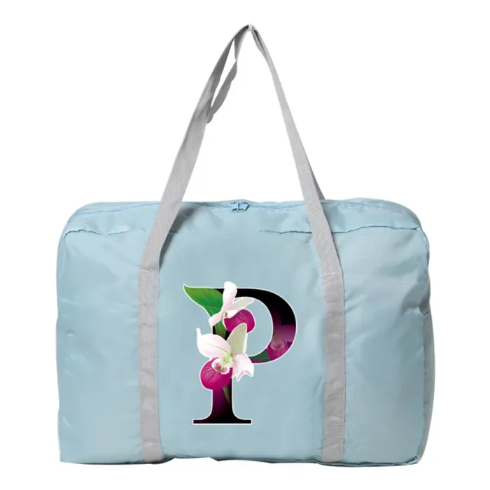 Travel Bag Unisex Large Capacity Bag Luggage WaterProof Travel Accessories Flower Color Clothes Storage Nylon Foldable Handbags - Image 23