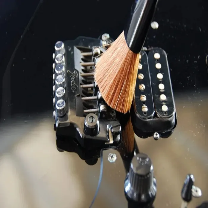 1PCS Guitar Care Brush String Fingerboard Cleaning Dust Removal Brush, Double Head Musical Instrument Accessories - Image 6