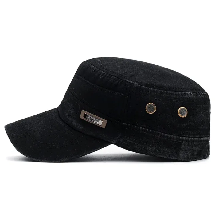 Military Cadet Flat Cap Fashion Clothes Adjustable Snapback Hat Unisex New Fashion Classics Outdoor Casual Sport Baseball Cap - Image 4