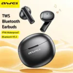 Awei T87 Earphone Bluetooth 5.3 Earbuds Wireless Bluetooth Earphones Touch Control Stereo Headset Waterproof Sport Headphones - Image 2