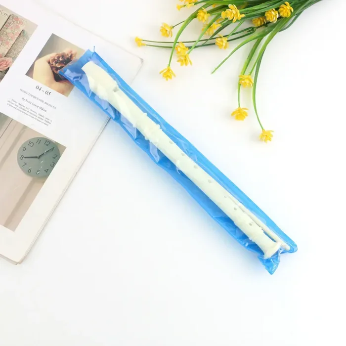 8 Holes Plastic Flute G Key Colourful Woodwind Instrument Random Color for Beginner Music Lesson Children Toy with Clean Stick - Image 10