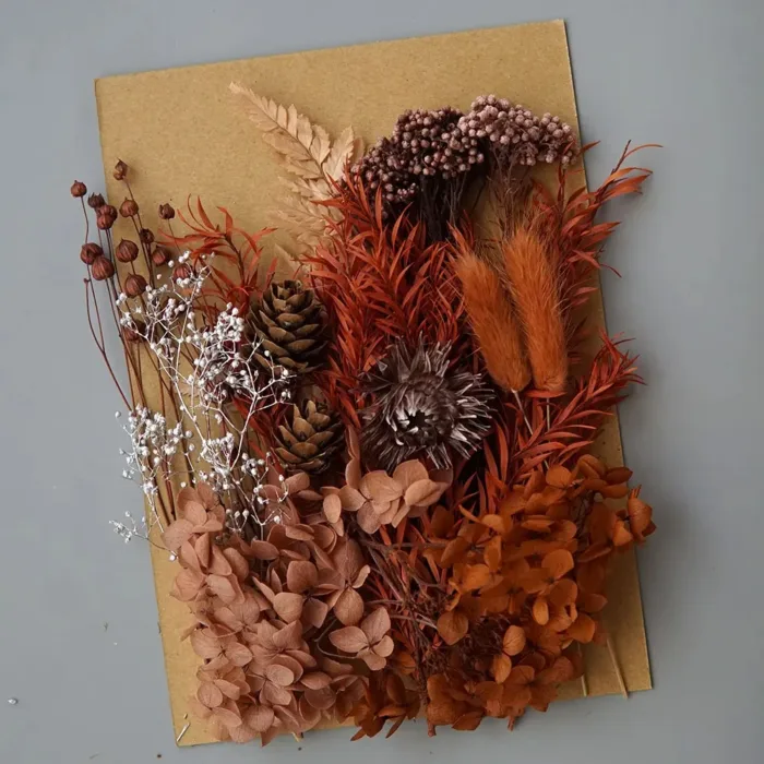 1 Bag Artificial Plants Dried Real Flowers Preserved Materials Epoxy Resin Candles DIY Floral Materials Hydrangea Set Flowers - Image 12