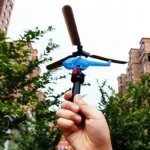 Bamboo Dragonfly Handle Pull Helicopter Children's Outdoor Games Sports Toys for Boys Girls - Image 5